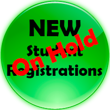 Buttons - New Student Registration - On Hold
